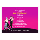 Roaring 20's Jazz Party Theme Invitation invitations