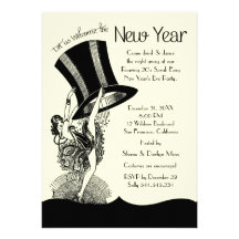 Roaring 20's New Year's Eve Party Announcements
