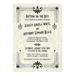 Roaring 20s Twenties Art Deco Wedding Invitation