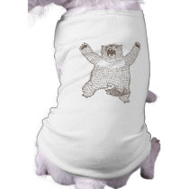 Roaring Bear (Ink) pet clothing