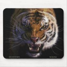 Roaring Bengal Tiger Fine Art Wildlife Mousepad
