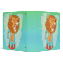 roaring circus lion notebook binders by dooni_notebooks roaring circus lion notebook binders