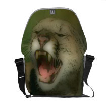 'Roaring Cougar' Messenger Bag