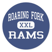 Roaring Fork - Rams - High - Carbondale Colorado stickers by customteamsportswear Roaring Fork - Rams - High - Carbondale Colorado stickers