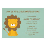 Roaring Fun Birthday Party Invitation invitations
