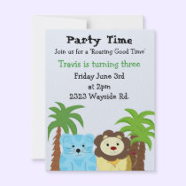 Roaring Good Time Party Invitation