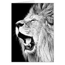 Roaring Lion Greeting Card