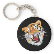 Roaring Tiger Key Chains