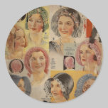 Roaring Twenties Hat Advertisement stickers