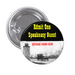 Roaring Twenties Prohibition Theme Name Badge Pins