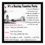 Roaring Twenties Prohibition Theme Party Personalized Announcement