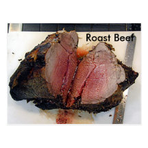 Roast Beef Post Card