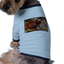 Roast turkey, seasoned potatoes pet clothing