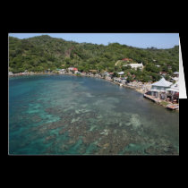 Roatan Island Notecard cards