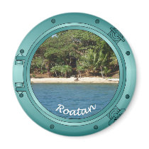 Roatan Porthole Refrigerator Magnet