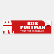 ROB PORTMAN FOR SENATE BUMPER STICKERS