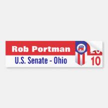 Rob Portman U.S. Senate Ohio Bumper Sticker