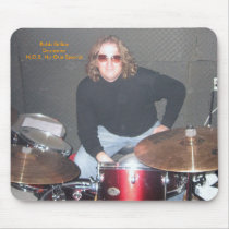 Robb Gillies Drummer N.O.S.mouse pad... mousepads by nosnoonespecial Robb Gillies Drummer N.O.S.mouse pad... mousepads