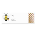 RobBee Bumble Bee Gift Tags