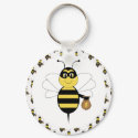 RobBee Bumble Bee Keychain