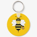 RobBee Bumble Bee Keychain