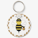 RobBee Bumble Bee Keychain