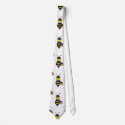 RobBee Bumble Bee Background Neck Tie