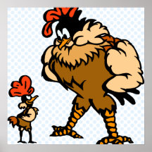 Robbey Rooster Poster