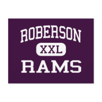 Roberson - Rams - High - Asheville North Carolina postcards