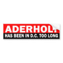 Robert Aderholt in DC too Long Bumper Sticker bumper stickers