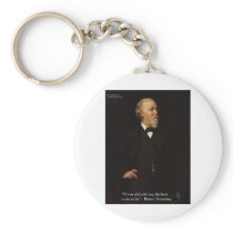 Robert Browning "Grow Old" Love Quote Gifts & Tees Key Chain
