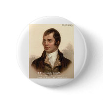 Robert Burns "Another World" Quote Gifts & Cards Pinback Button