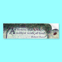 Robert Burns Quote Bumper Sticker bumper stickers