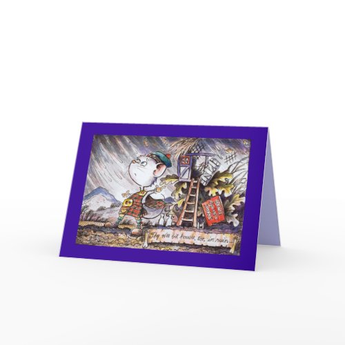 Robert Burns To A Mouse Poetry Card card