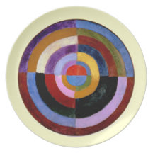 Robert Delaunay abstract art Party Plate