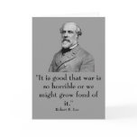 Robert E. Lee and quote Cards