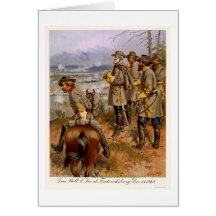 Robert E Lee at Fredericksburg, VA 1862 Card