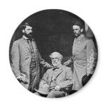 Robert E. Lee General Custis Lee Col. Taylor 1865 Fridge Magnet