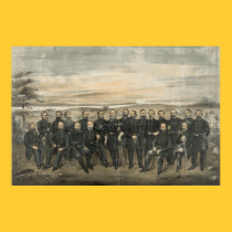 Robert E. Lee & his Civil War Confederate Generals posters
