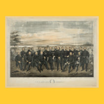 Robert E. Lee & his Civil War Confederate Generals posters