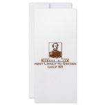 Robert E. Lee- Most Likely to Secede Custom Rack Card