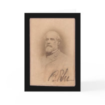 Robert E. Lee Signed Card 1860