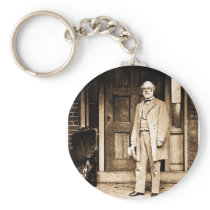 Robert E. Lee - Vintage Mathew Brady Key Chains