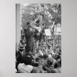 Robert F. Kennedy at CORE rally speech Posters