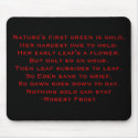 Robert Frost Poem mousepads