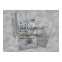 Robert Frost poetry Print - Poster