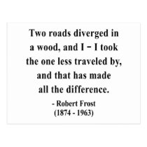 Robert Frost Quote 1a postcards