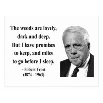 Robert Frost Quote 2b postcards
