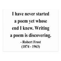 Robert Frost Quote 3a postcards