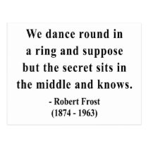 Robert Frost Quote 4a postcards